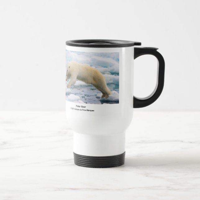 polar bear travel mug (Right)