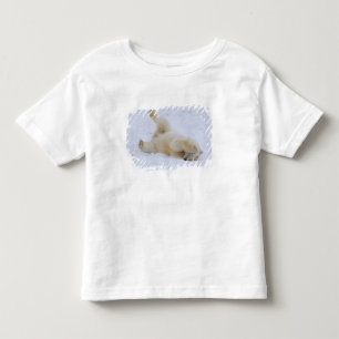 polar bear, Ursus maritimus, cub rolling Toddler T-Shirt