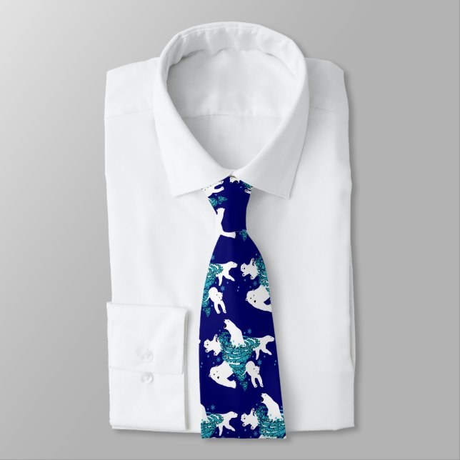 Polar Bear Vortex Tie (Tied)