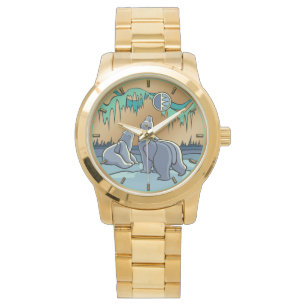 Polar Bear Watch Wildlife Art Bear Wrist Watch