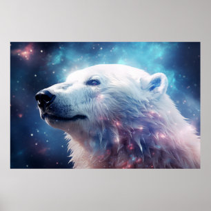 Polar Bear Wild Animal Majestic Wilderness Art Poster