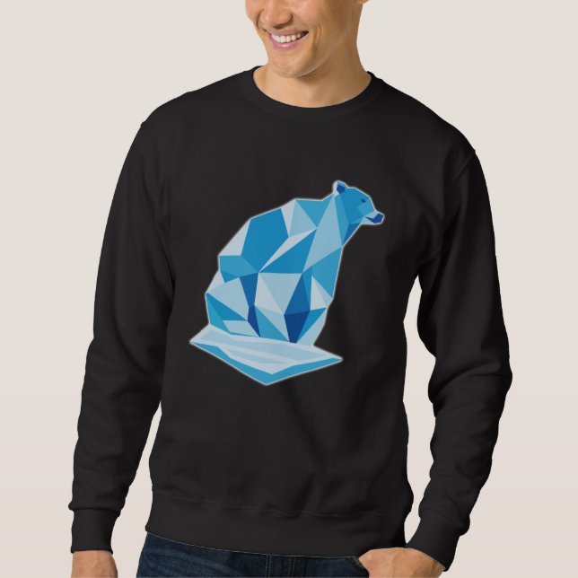 Polar Bear Winter Design Bears Cute Bear Gift Sweatshirt (Front)