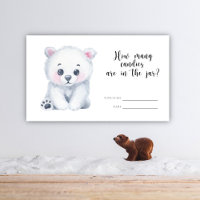 Polar bear winter guess how many candies