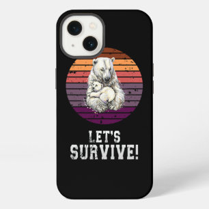 Polar bear with child polar bears animal rights ac iPhone 13 case