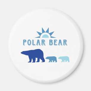 Polar Bear with Sun Magnet