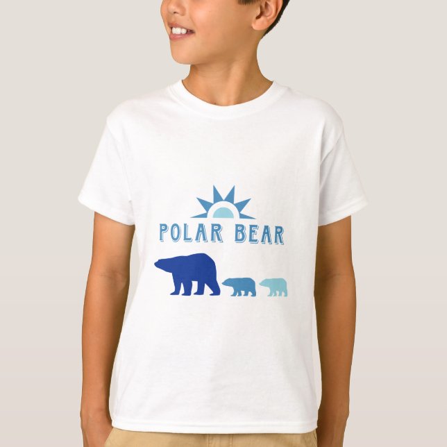 Polar Bear with Sun T-Shirt (Front)