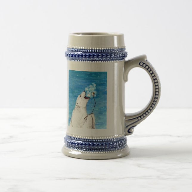 Polar Bear with Toasted Marshmallow Beer Stein (Right)