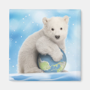 Polar Bear World Magnet