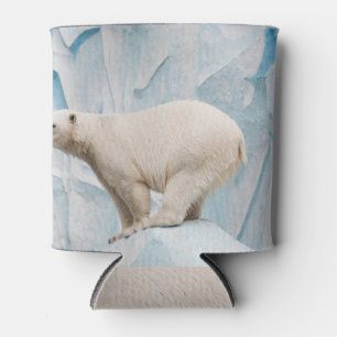 Polar Bear: Zoo Habitat Glimpse Can Cooler