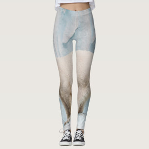 Polar Bear: Zoo Habitat Glimpse Leggings