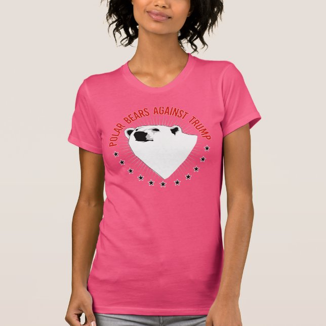 Polar Bears Against Trump - - Pro-Science - T-Shirt (Front)