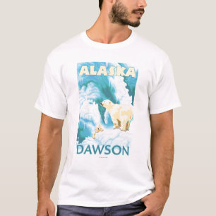 Polar Bears & Cub - Dawson, Alaska T-Shirt
