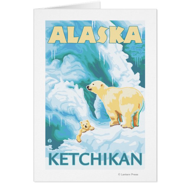 Polar Bears & Cub - Ketchikan, Alaska (Front)