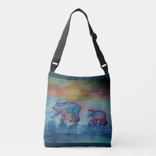 Polar Bears Custom All-Over-Print Cross Body Bag