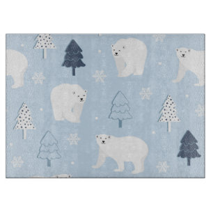 Polar Bears Cutting Board