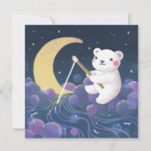 Polar Bear's Dream Fantasy Illustration