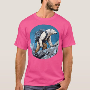 Polar Bears Hiking Mountaineering Polar Bear T-Shirt