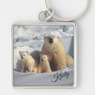 Polar Bears Key Ring