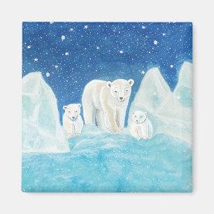 Polar Bears    Magnet