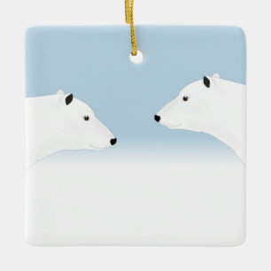 Polar Bears Ornament