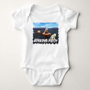 Polar Bears - Sinking Fast Baby Bodysuit