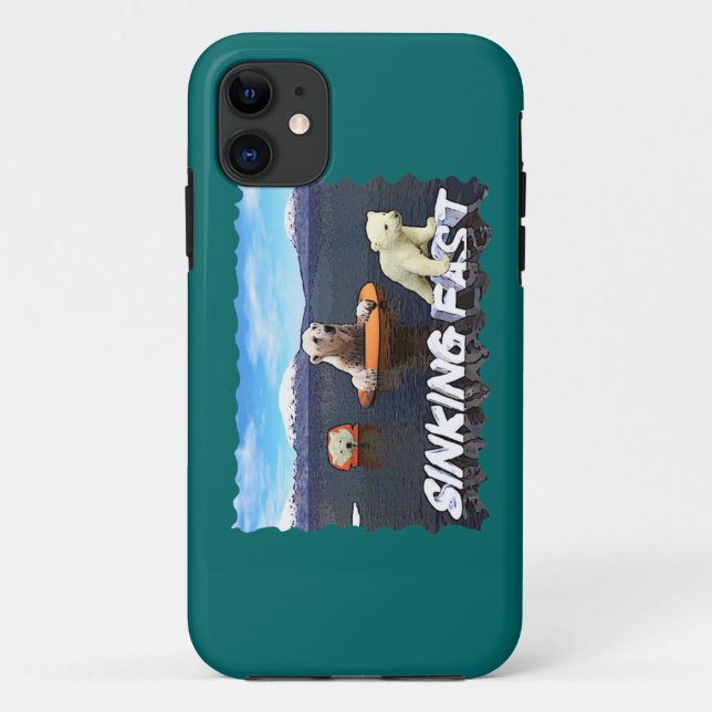 Polar Bears - Sinking Fast Case-Mate iPhone Case (Back)