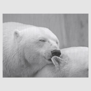 polar bears tissue paper