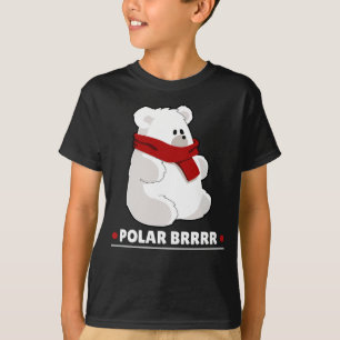 Polar Brrrr Cute Bear Pun T-Shirt