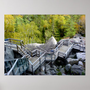 Polar Caves Walkway, Plymouth, New Hampshire Poster