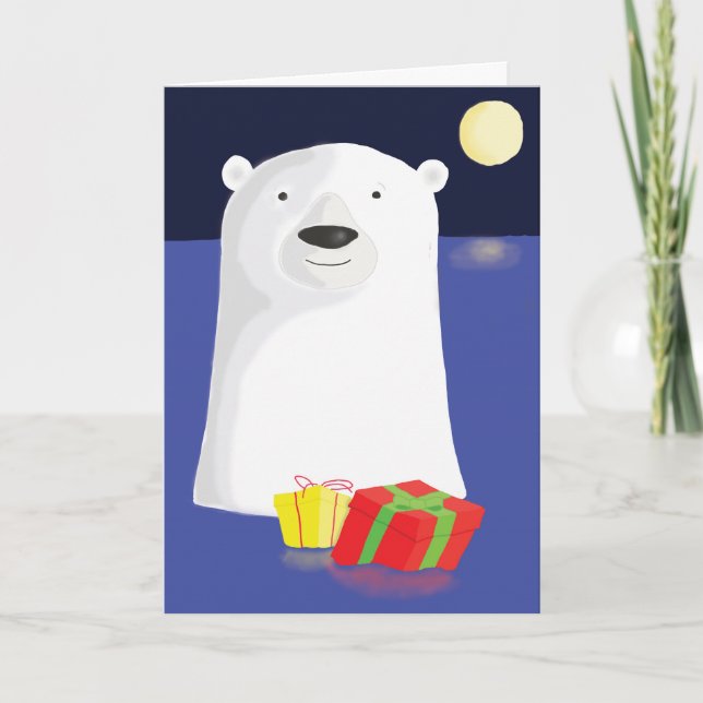 Polar Christmas Holiday Card (Front)