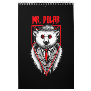 Polar Design A Funny Polar Bear Animal Lover Calendar