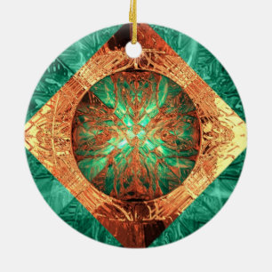 Polar Design I Ceramic Tree Decoration