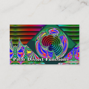 Polar Distort Function (you may change the words) Business Card
