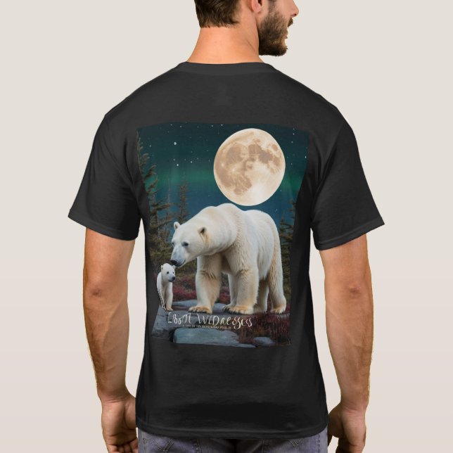  Polar Elegance Under the Moonlight T-Shirt (Back)