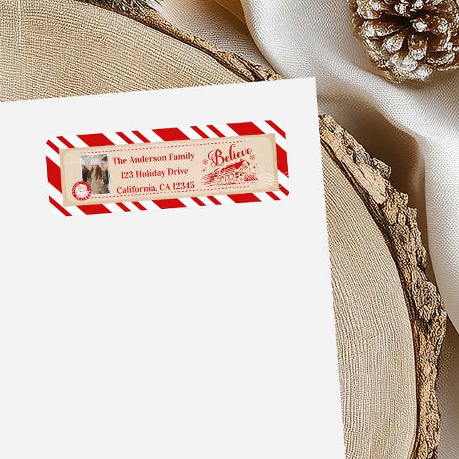 Polar Express Christmas Ticket Adress (Creator Uploaded)