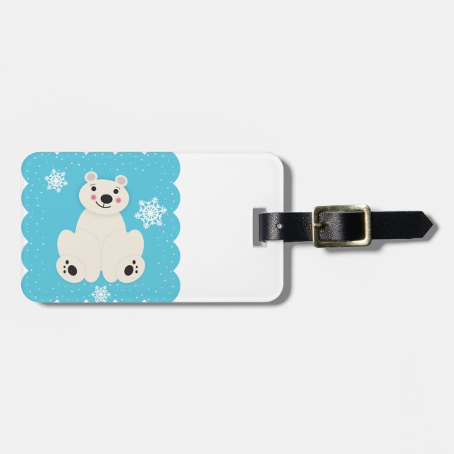 Polar Friend Luggage Tag (Front Horizontal)