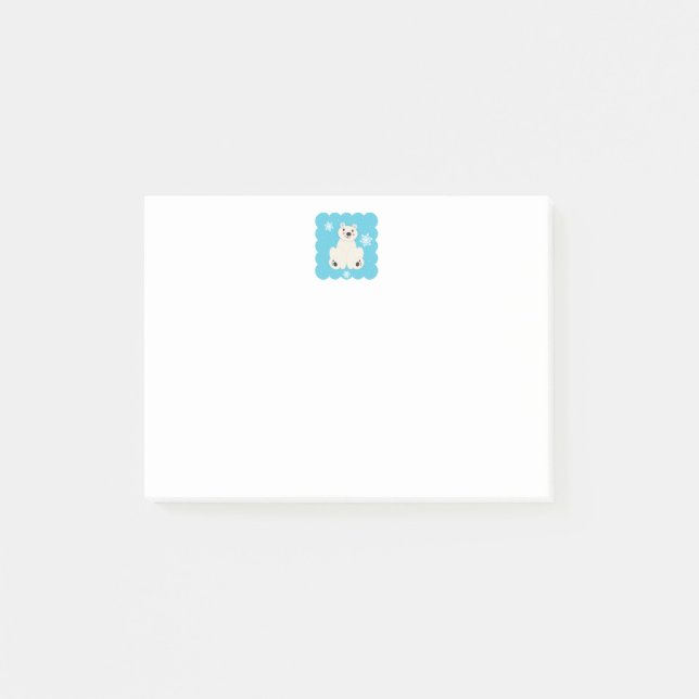 Polar Friend Post-it Notes (Front)