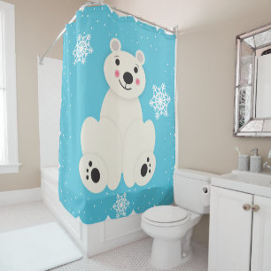 Polar Friend Shower Curtain