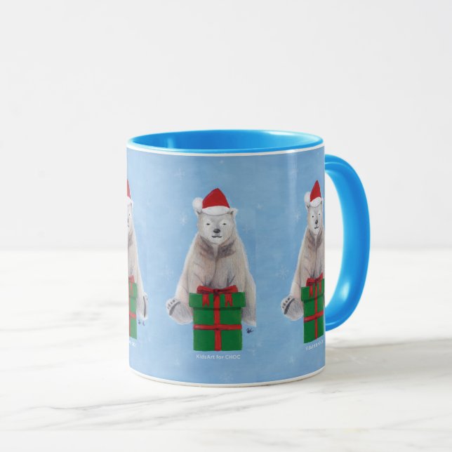 Polar Holiday - Kids Art for CHOC Mug (Front Right)