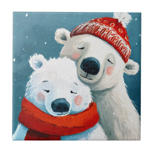 Polar Hugs Tile