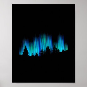 Polar Lights Aurora Borealis Iceland Vacation  Poster