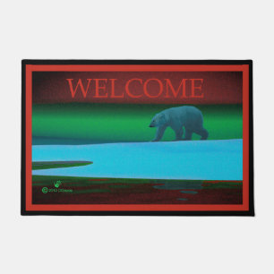 Polar Lights Polar Bear Doormat