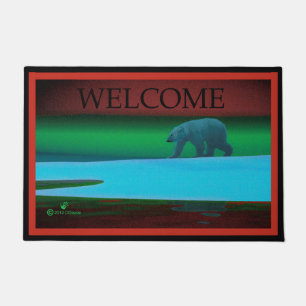 Polar Lights Polar Bear Doormat