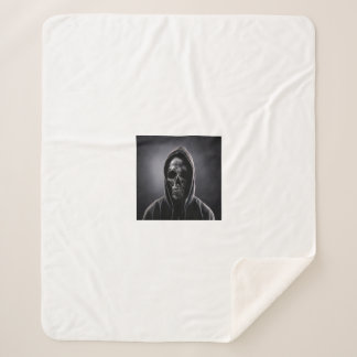 Polar lining blanket, holy death, the saint sherpa blanket