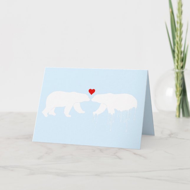 Polar Love Holiday Card (Front)