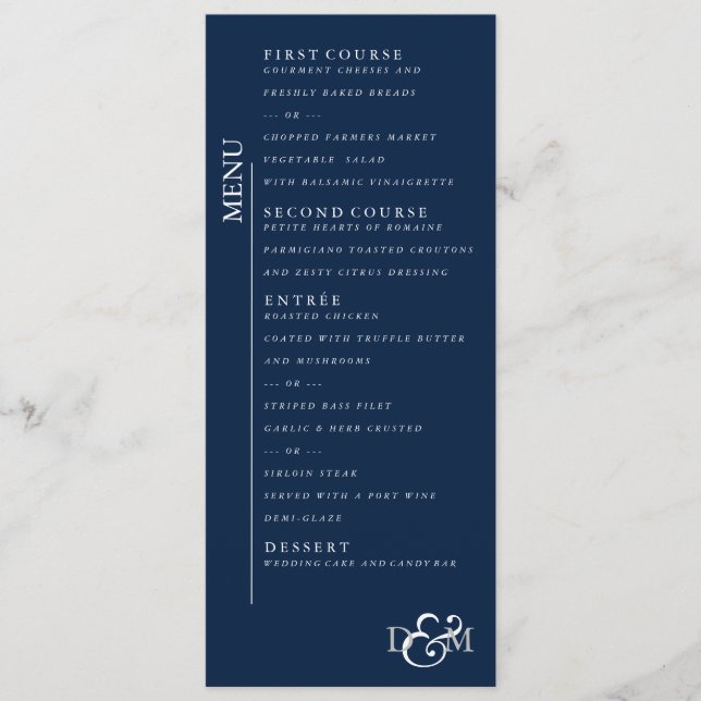 Polar Night Blue Menu (Front)