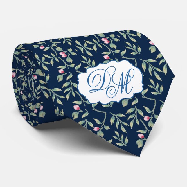 Polar Night Blue Wedding Keepsake  Neck Tie (Rolled)