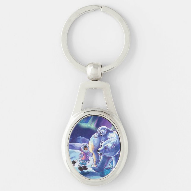 Polar Pals Key Ring (Front)