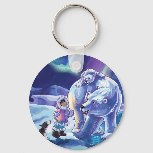 Polar Pals Key Ring (Front)