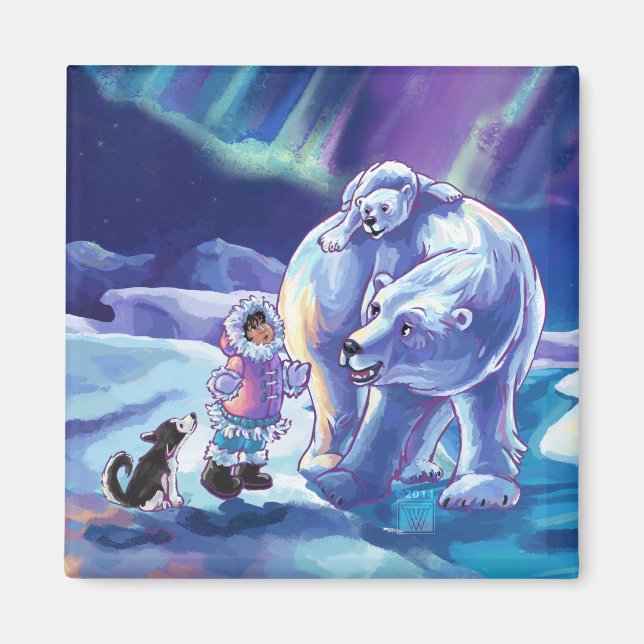 Polar Pals Magnet (Front)